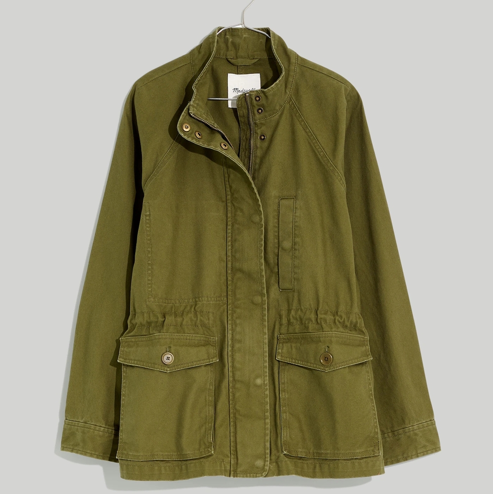Madewell Khaki Utility Jacket Size XL